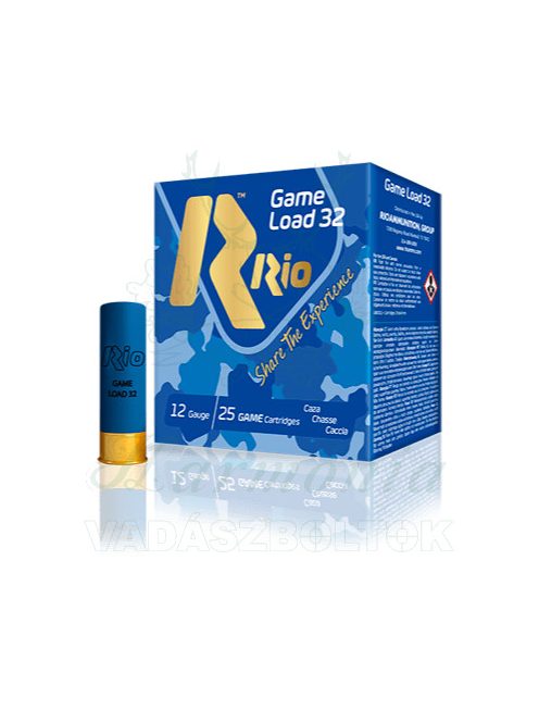 Rio Game Load 12/70, 34g, 3,5mm, No-3- Sörétes Lőszer